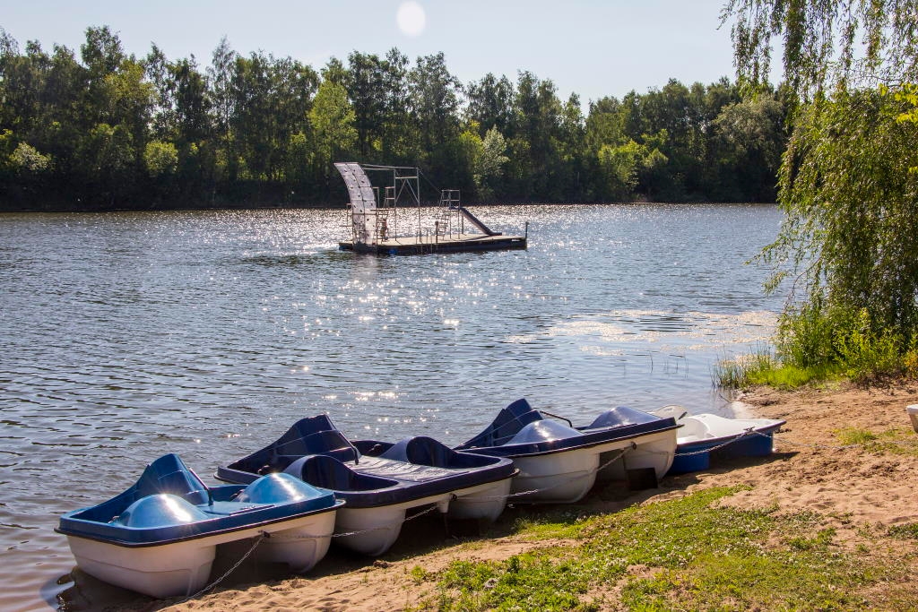 Летний пляж